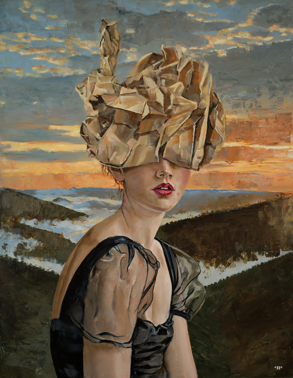 Spirit of the Montain I oil on canvas, 36x28 at Fischer Galleries