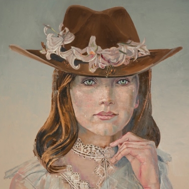 American Girl II, oil on canvas, 40x38, private collection