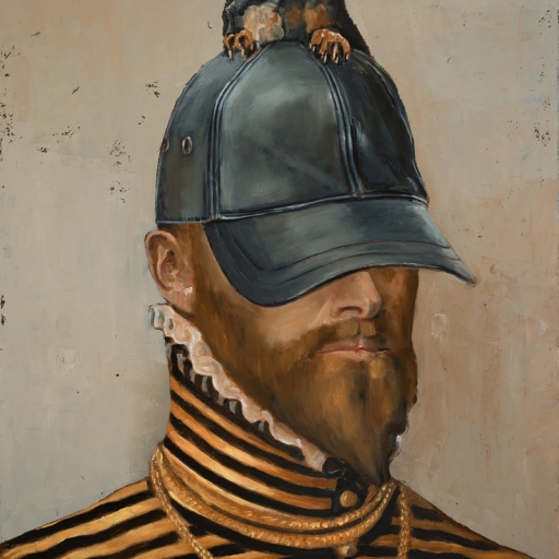 BFF, oil on canvas, 38x24, private collection