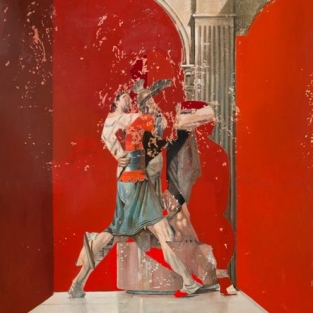 The Oath, oil on canvas, 78"x56", private collection 