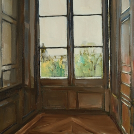 Bord de Seine, oil on canvas, 41x30.5cm, private collection