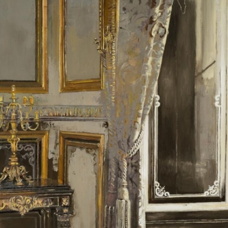 Embrasure I, oil on linen, 52x32 inch, private collection