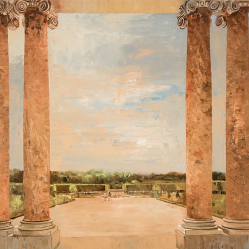 Grand Trianon, oil on canvas, 101.5x96.5cm, private collection