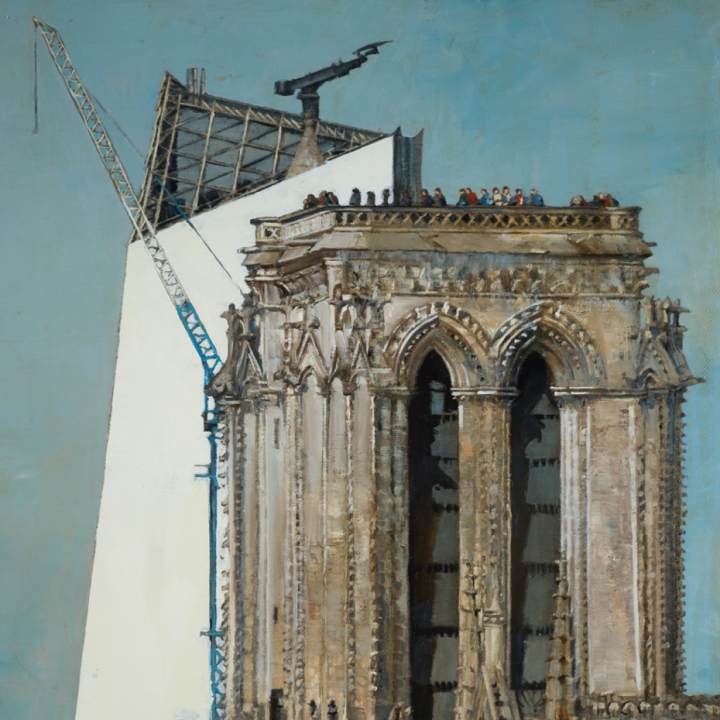 Notre Dame, oil on linen, 73x60cm (private collection)