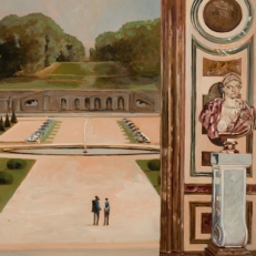 Salon de Diane, oil on canvas, 101.5x96.5cm, private collection